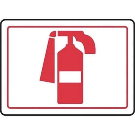 Accuform SAFETY SIGN FIRE EXTINGUISHER MFXG908RV MFXG908RV
